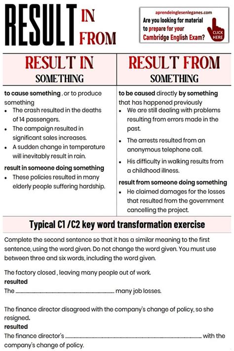 resulted to vs resulted in.